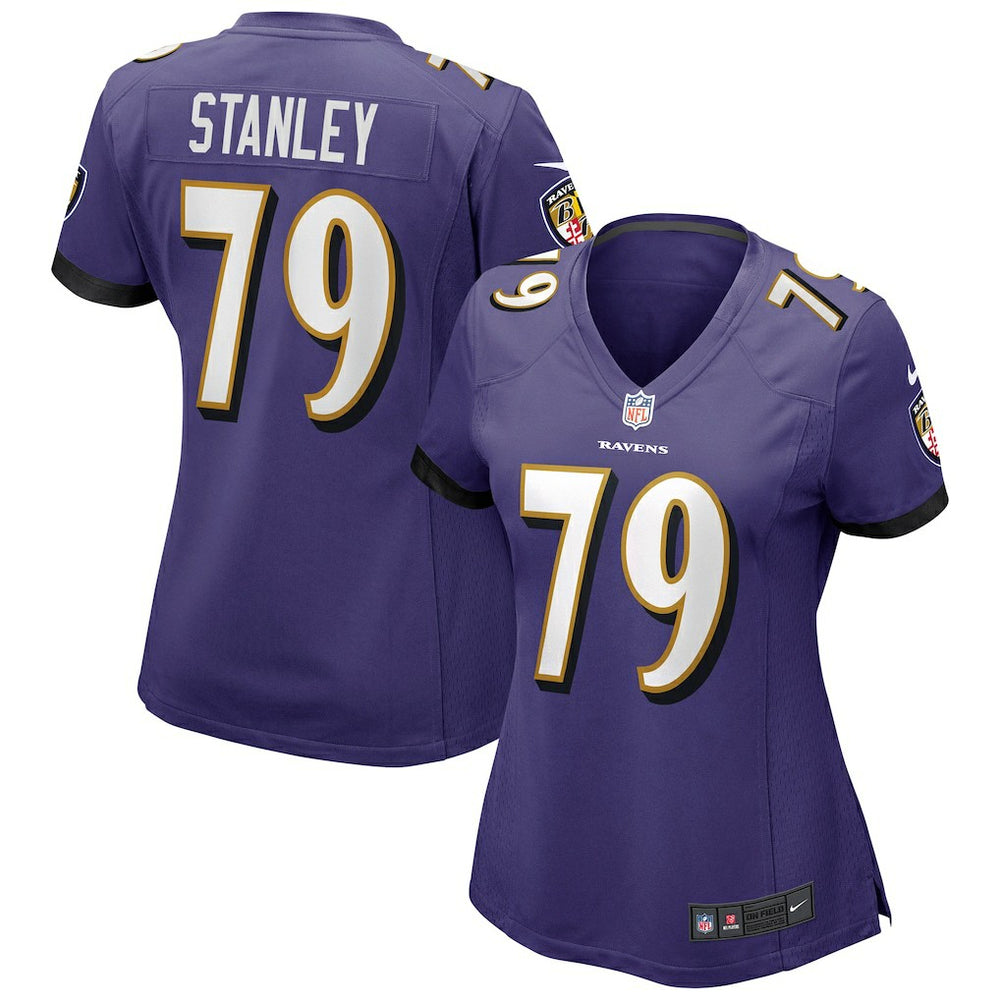 Ronnie Stanley Baltimore Ravens Women's Game Jersey - Purple Jerseys