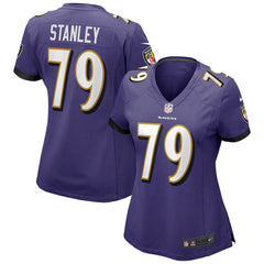 Ronnie Stanley Baltimore Ravens Women's Game Jersey - Purple Jerseys