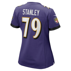 Ronnie Stanley Baltimore Ravens Women's Game Jersey - Purple Jerseys