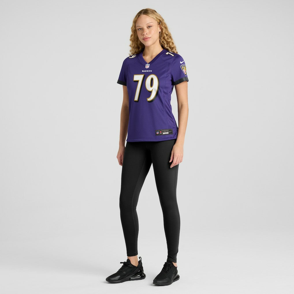 Ronnie Stanley Baltimore Ravens Women's Game Jersey - Purple Jerseys