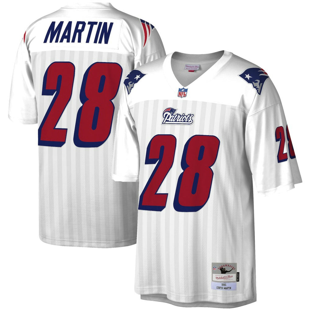 Curtis Martin New England Patriots Legacy Replica Jersey - White Jerseys