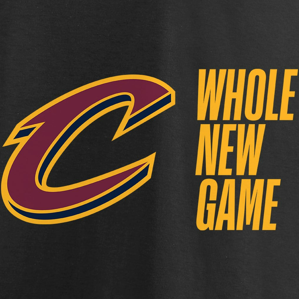 Cleveland Cavaliers Whole New Game Team T-Shirt Black
