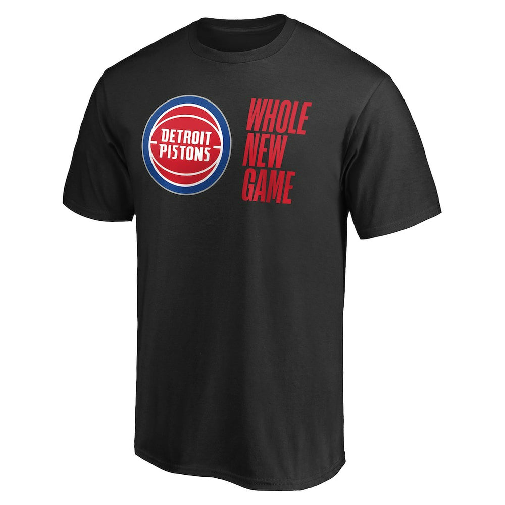 Detroit Pistons Whole New Game Team T-Shirt Black