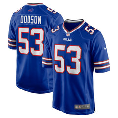 Tyrel Dodson Buffalo Bills Game Player Jersey - Royal Jerseys