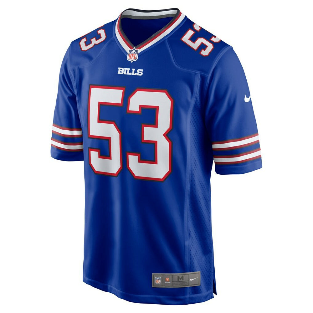 Tyrel Dodson Buffalo Bills Game Player Jersey - Royal Jerseys