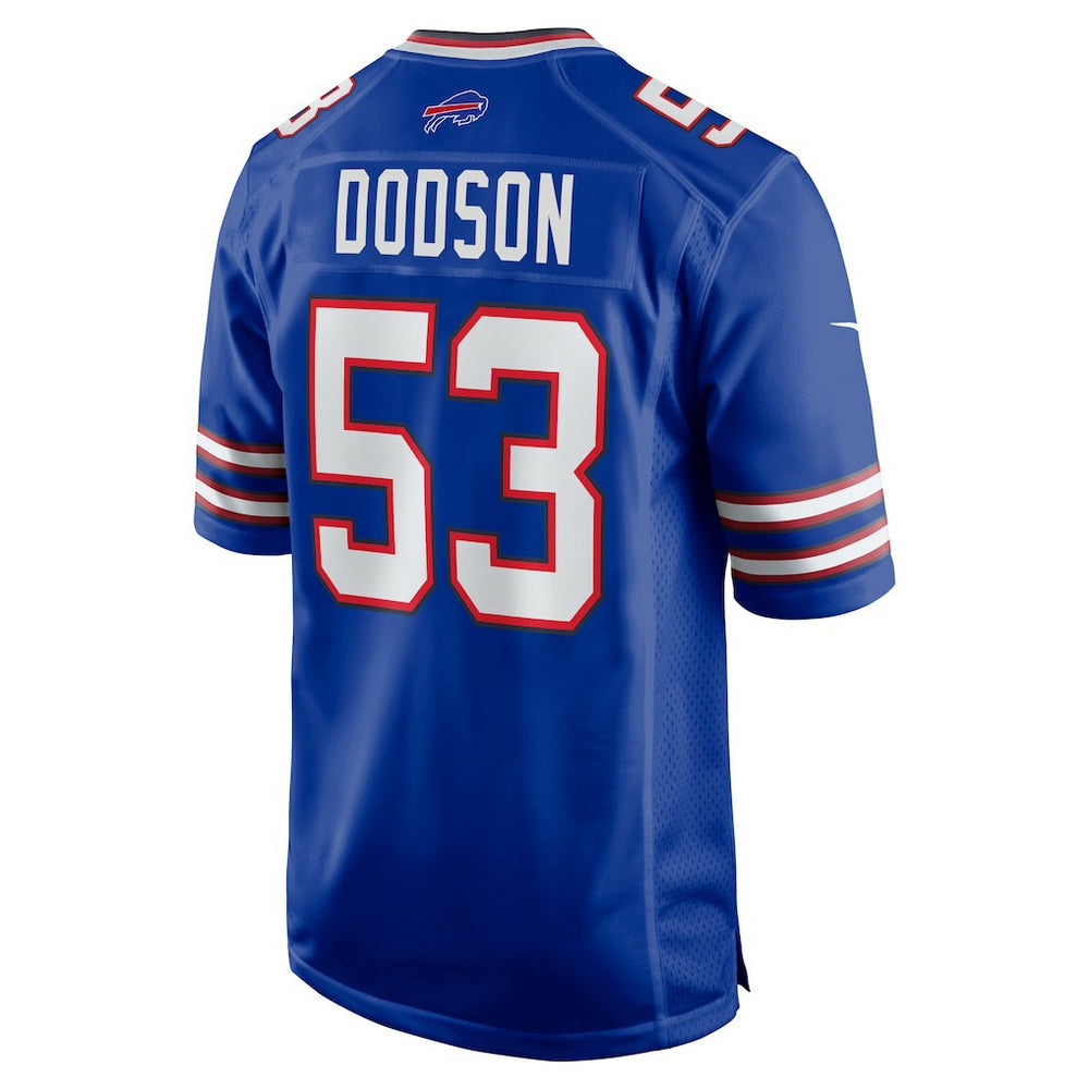 Tyrel Dodson Buffalo Bills Game Player Jersey - Royal Jerseys