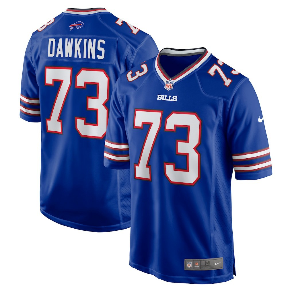 Dion Dawkins Buffalo Bills Game Player Jersey - Royal Jerseys