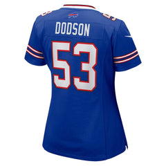 Tyrel Dodson Buffalo Bills Women's Game Jersey - Royal Jerseys