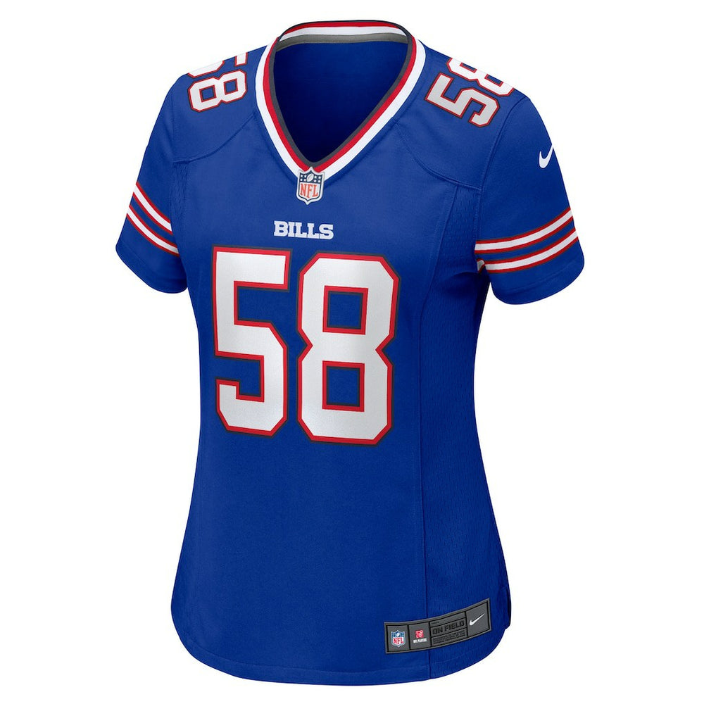 Matt Milano Buffalo Bills Women's Game Jersey - Royal Jerseys