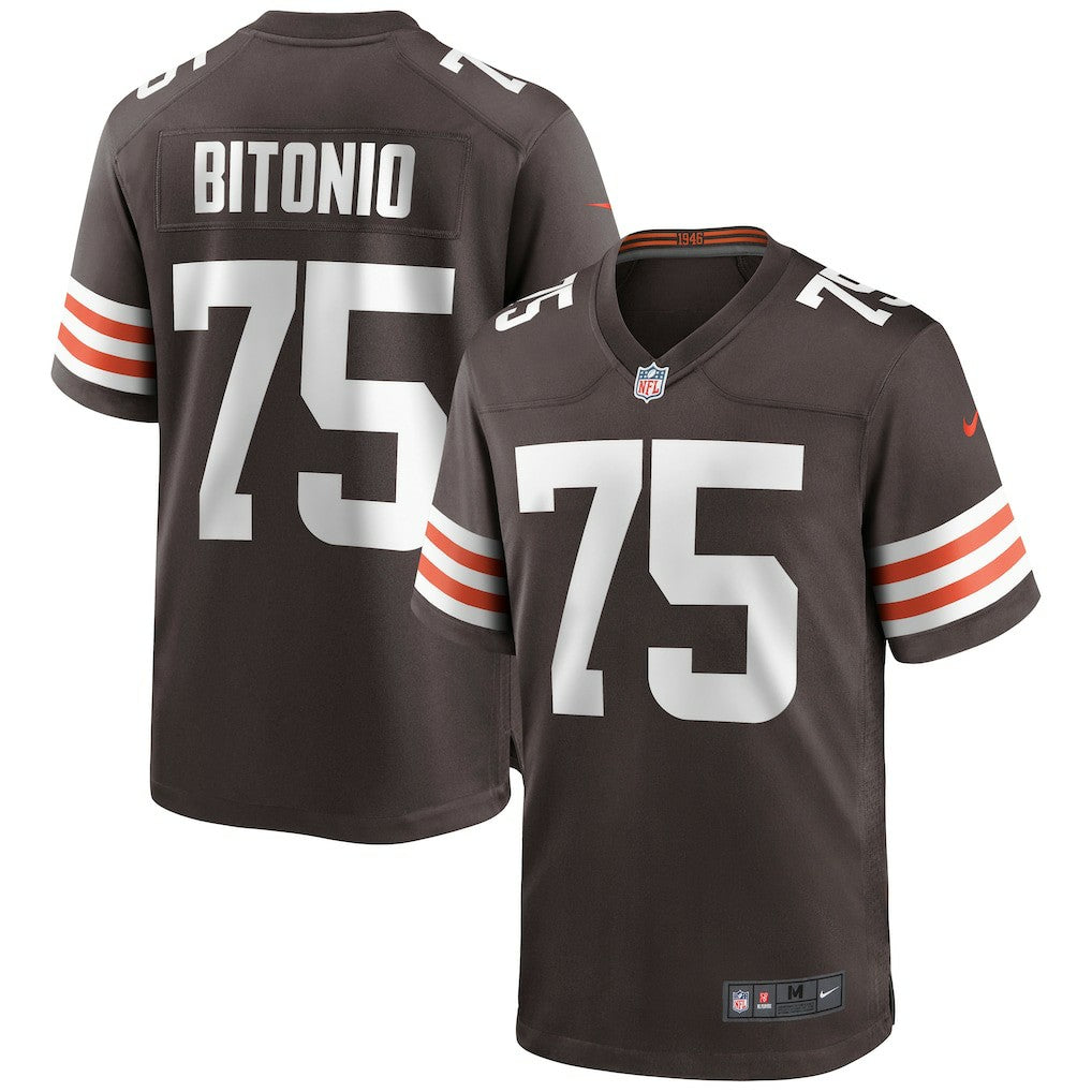 Joel Bitonio Cleveland Browns Game Jersey - Brown Jerseys