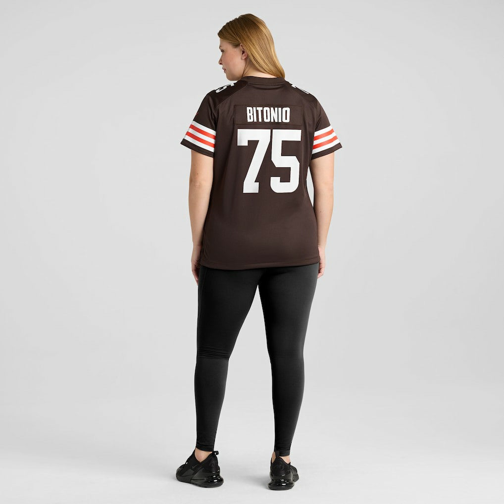 Joel Bitonio Cleveland Browns Women's Game Jersey - Brown Jerseys