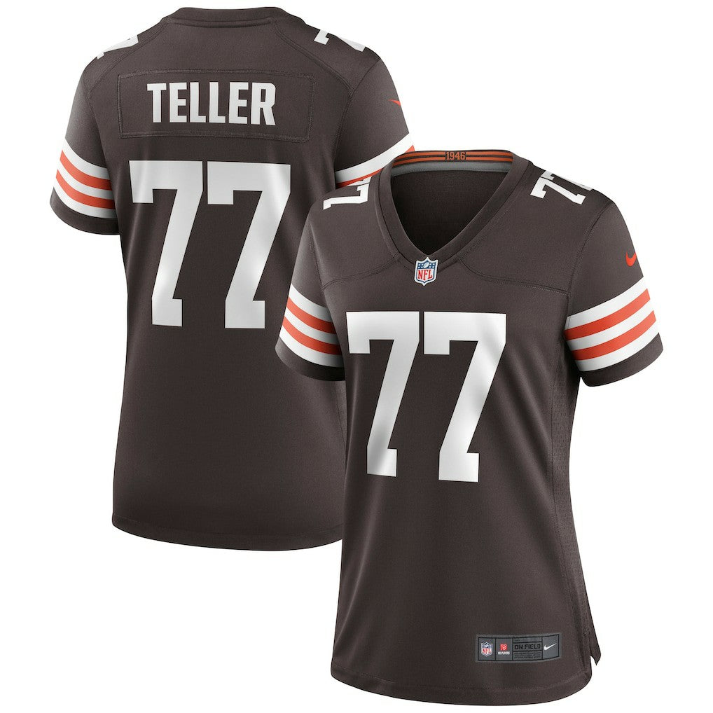 Wyatt Teller Cleveland Browns Women's Game Jersey - Brown Jerseys