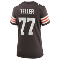 Wyatt Teller Cleveland Browns Women's Game Jersey - Brown Jerseys