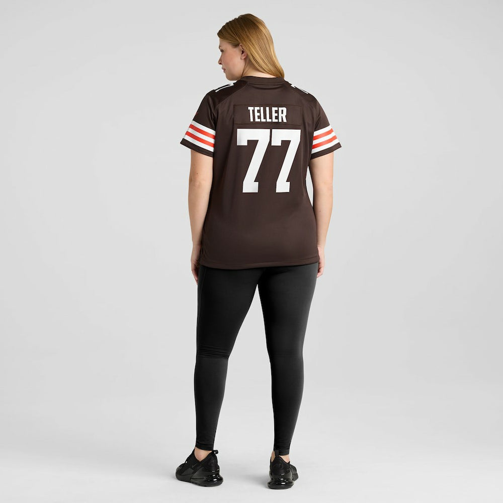 Wyatt Teller Cleveland Browns Women's Game Jersey - Brown Jerseys