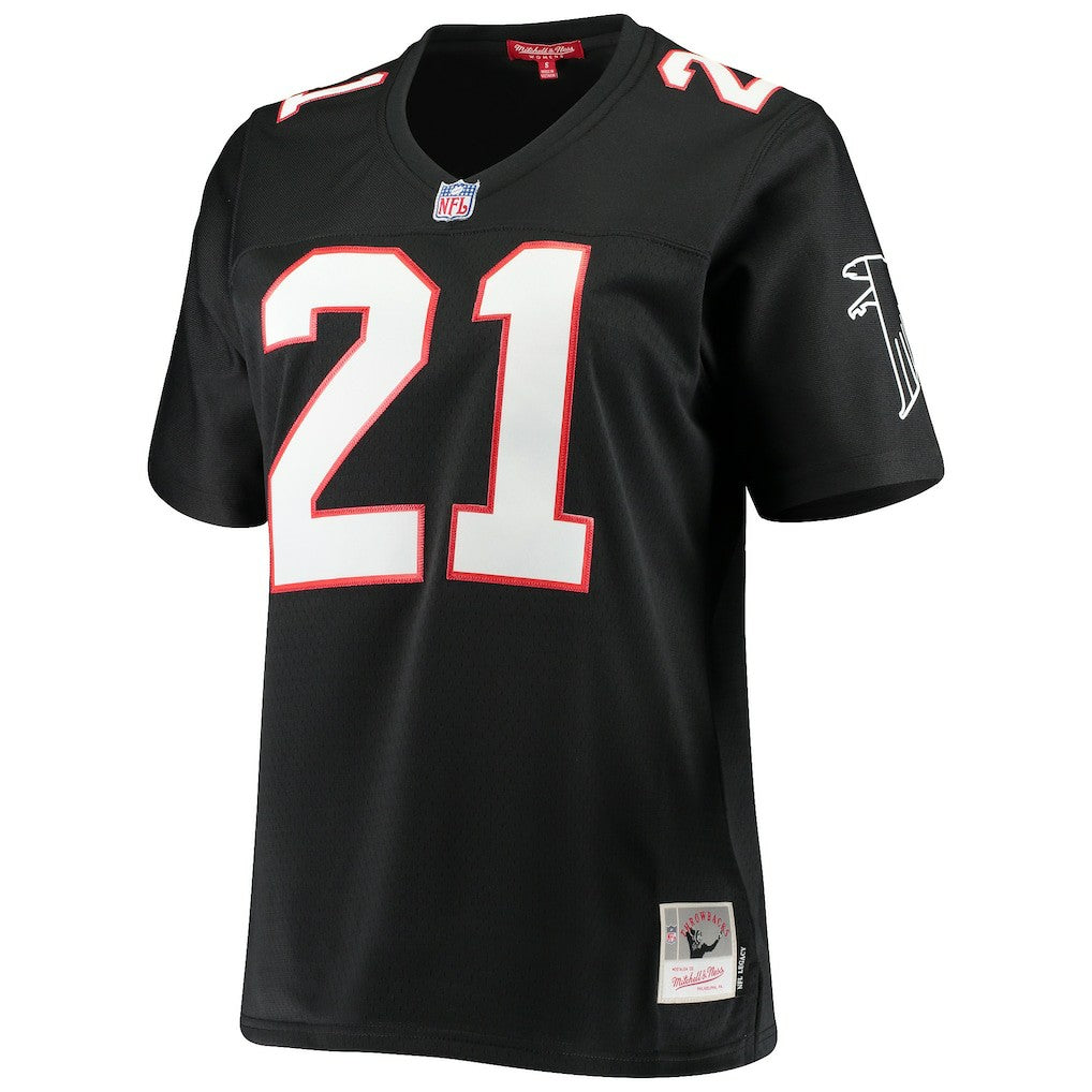Deion Sanders Atlanta Falcons Women's Legacy Replica Team Jersey - Black Jerseys
