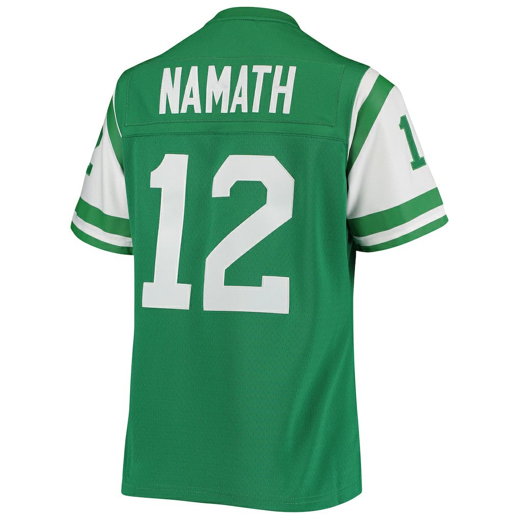 Joe Namath New York Jets Women's 1969 Legacy Replica Jersey - Green Jerseys
