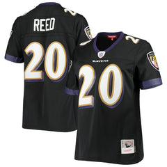 Ed Reed Baltimore Ravens Women's Legacy Replica Team Jersey - Black Jerseys