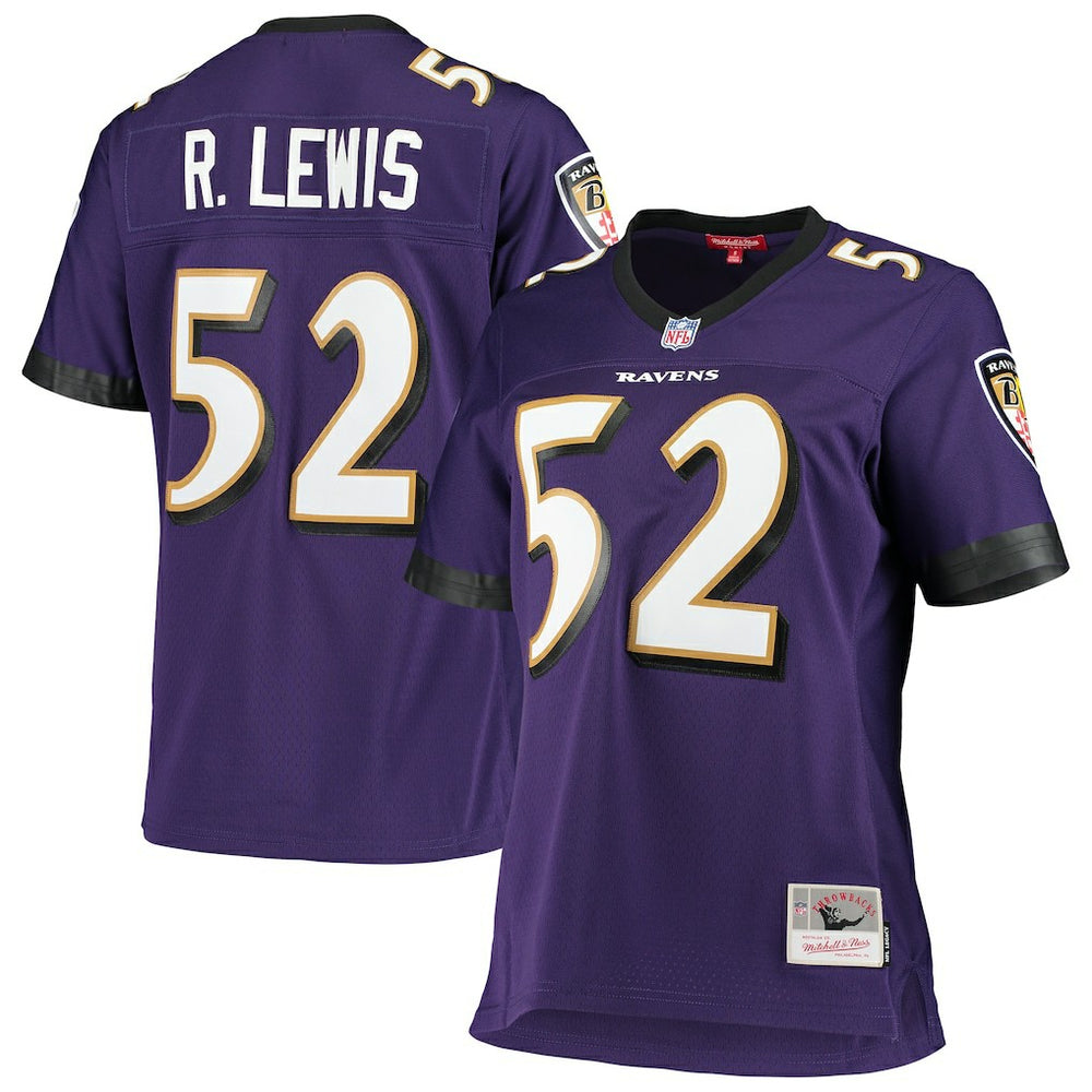 Ray Lewis Baltimore Ravens Women's Legacy Replica Team Jersey - Purple Jerseys