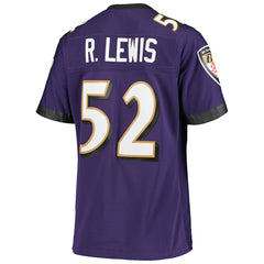 Ray Lewis Baltimore Ravens Women's Legacy Replica Team Jersey - Purple Jerseys