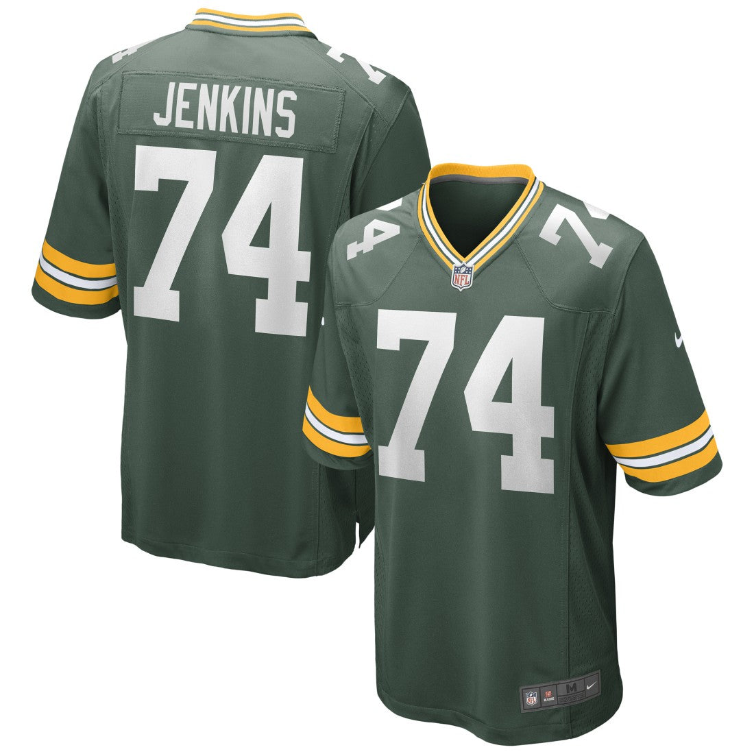 Elgton Jenkins Green Bay Packers Game Jersey - Green Jerseys