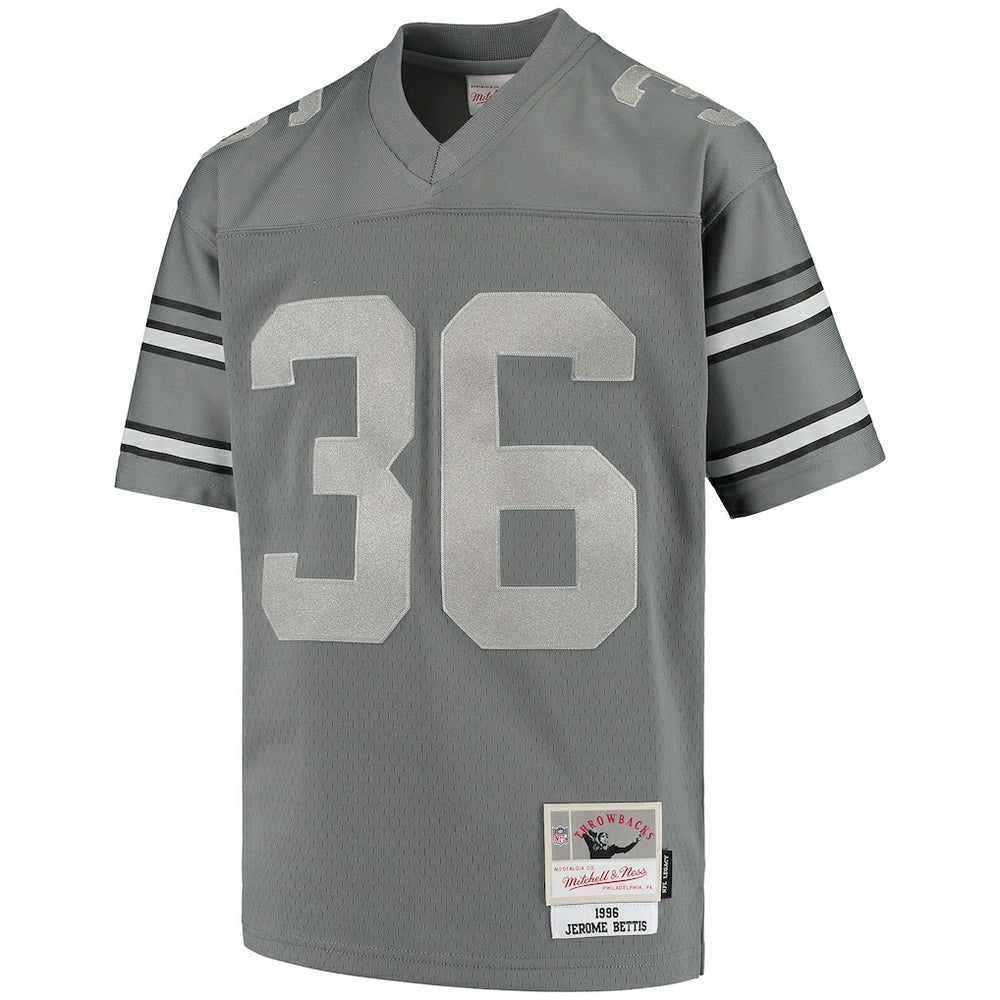Jerome Bettis Pittsburgh Steelers Youth 1996 Retired Player Metal Replica Jersey - Charcoal Jerseys