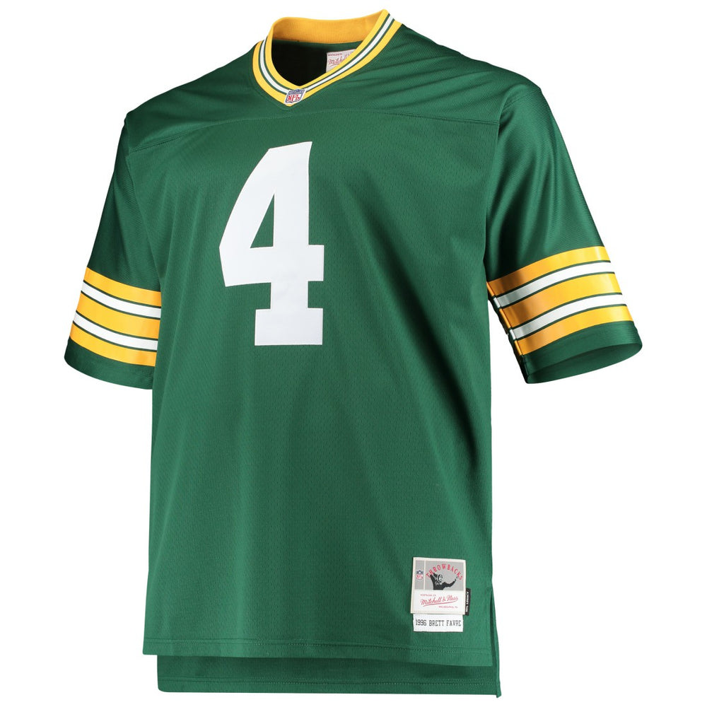 Brett Favre Green Bay Packers Big & Tall 1996 Retired Player Replica Jersey - Green Jerseys