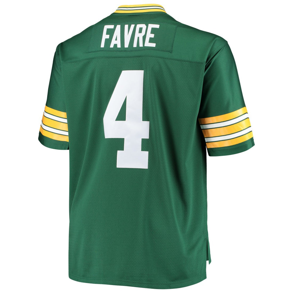 Brett Favre Green Bay Packers Big & Tall 1996 Retired Player Replica Jersey - Green Jerseys