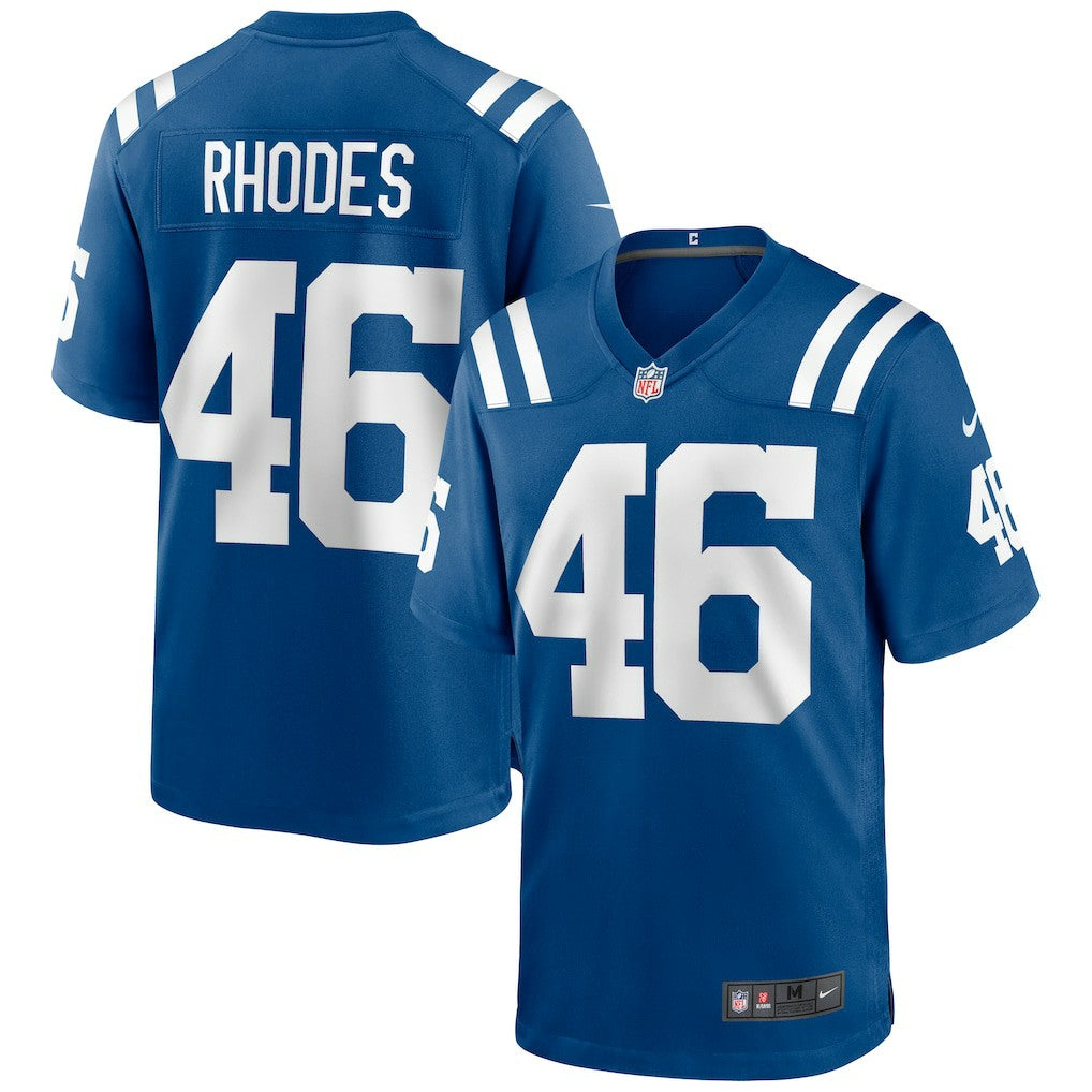 Luke Rhodes Indianapolis Colts Game Jersey - Royal Jerseys