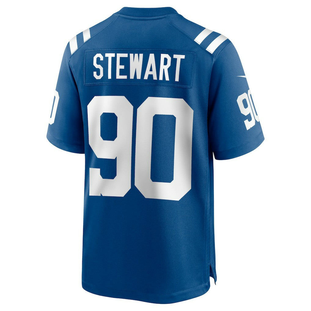 Grover Stewart Indianapolis Colts Game Jersey - Royal Jerseys