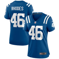 Luke Rhodes Indianapolis Colts Women's Game Jersey - Royal Jerseys
