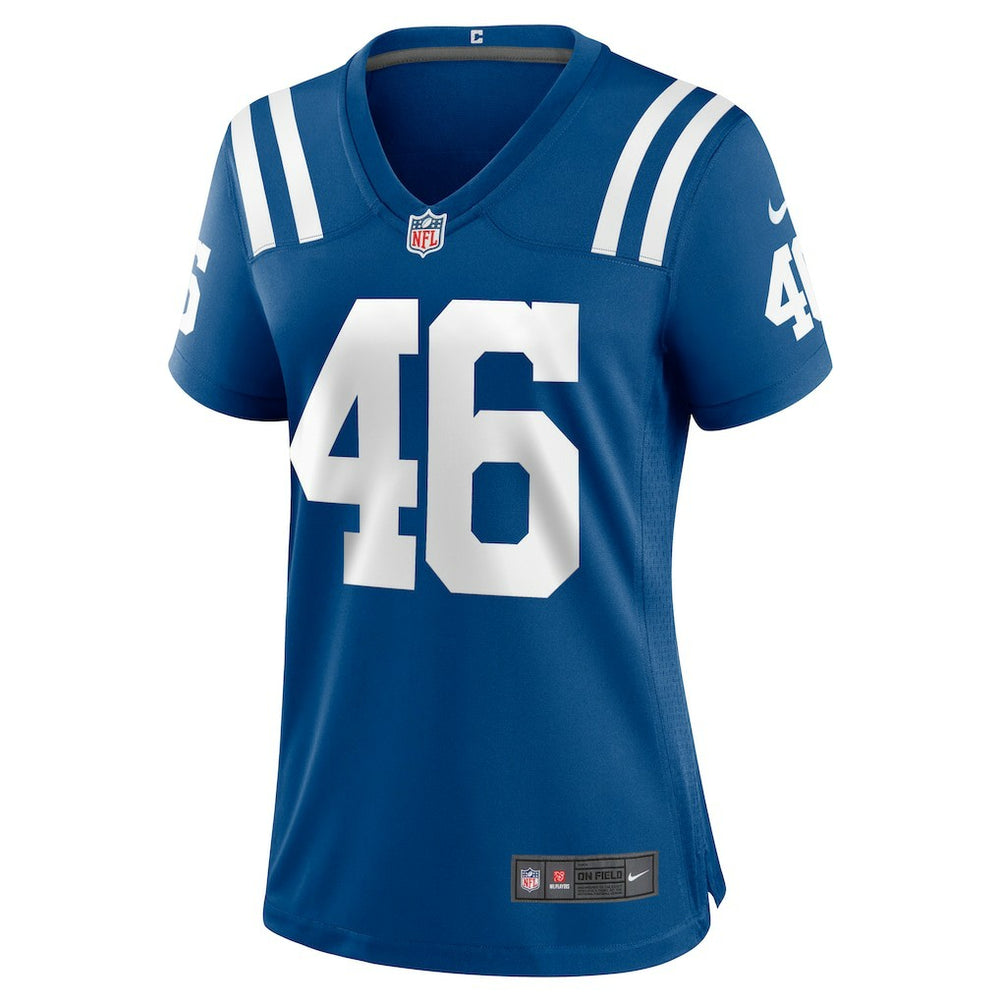 Luke Rhodes Indianapolis Colts Women's Game Jersey - Royal Jerseys