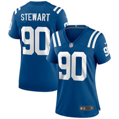 Grover Stewart Indianapolis Colts Women's Game Jersey - Royal Jerseys