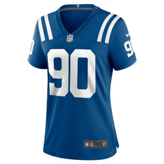 Grover Stewart Indianapolis Colts Women's Game Jersey - Royal Jerseys