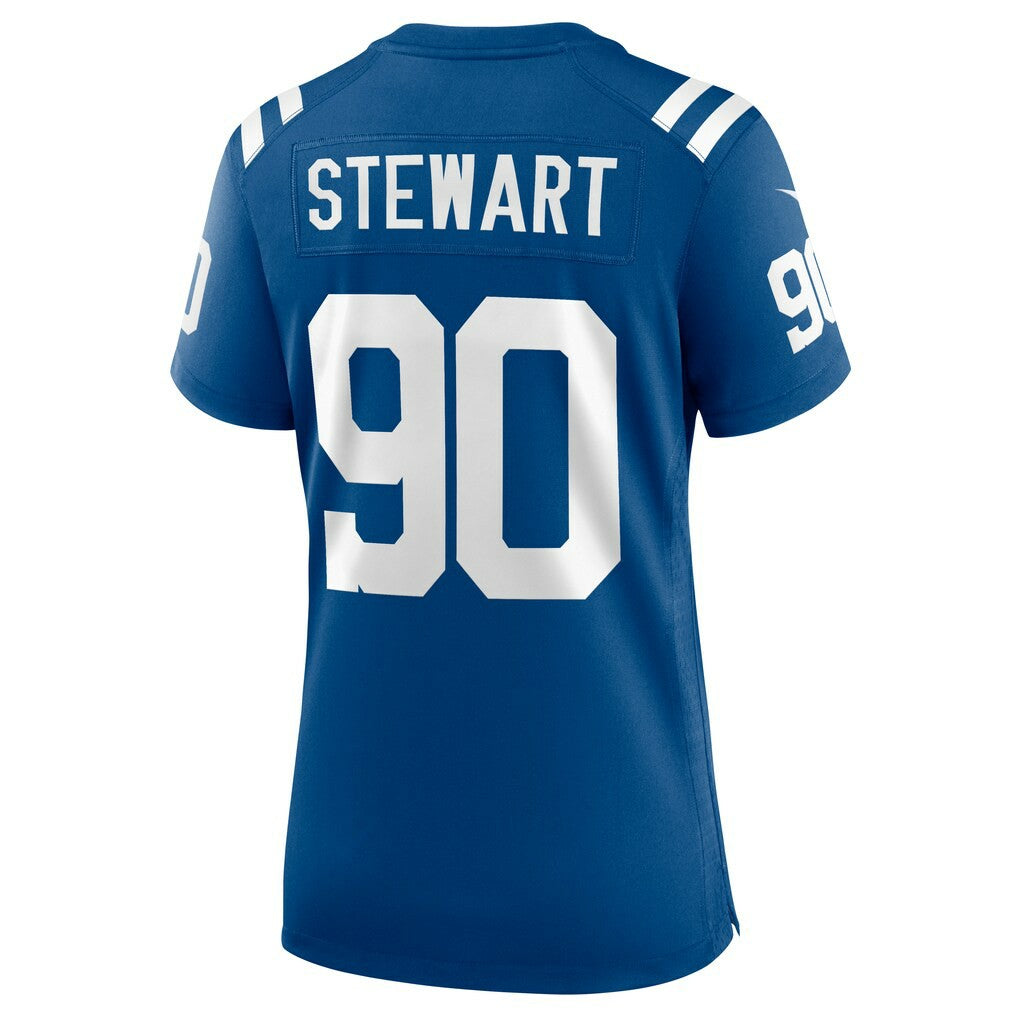 Grover Stewart Indianapolis Colts Women's Game Jersey - Royal Jerseys
