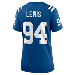 Tyquan Lewis Indianapolis Colts Women's Game Jersey - Royal Jerseys