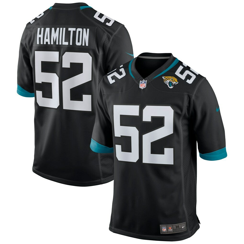 DaVon Hamilton Jacksonville Jaguars Game Jersey - Black Jerseys