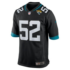 DaVon Hamilton Jacksonville Jaguars Game Jersey - Black Jerseys