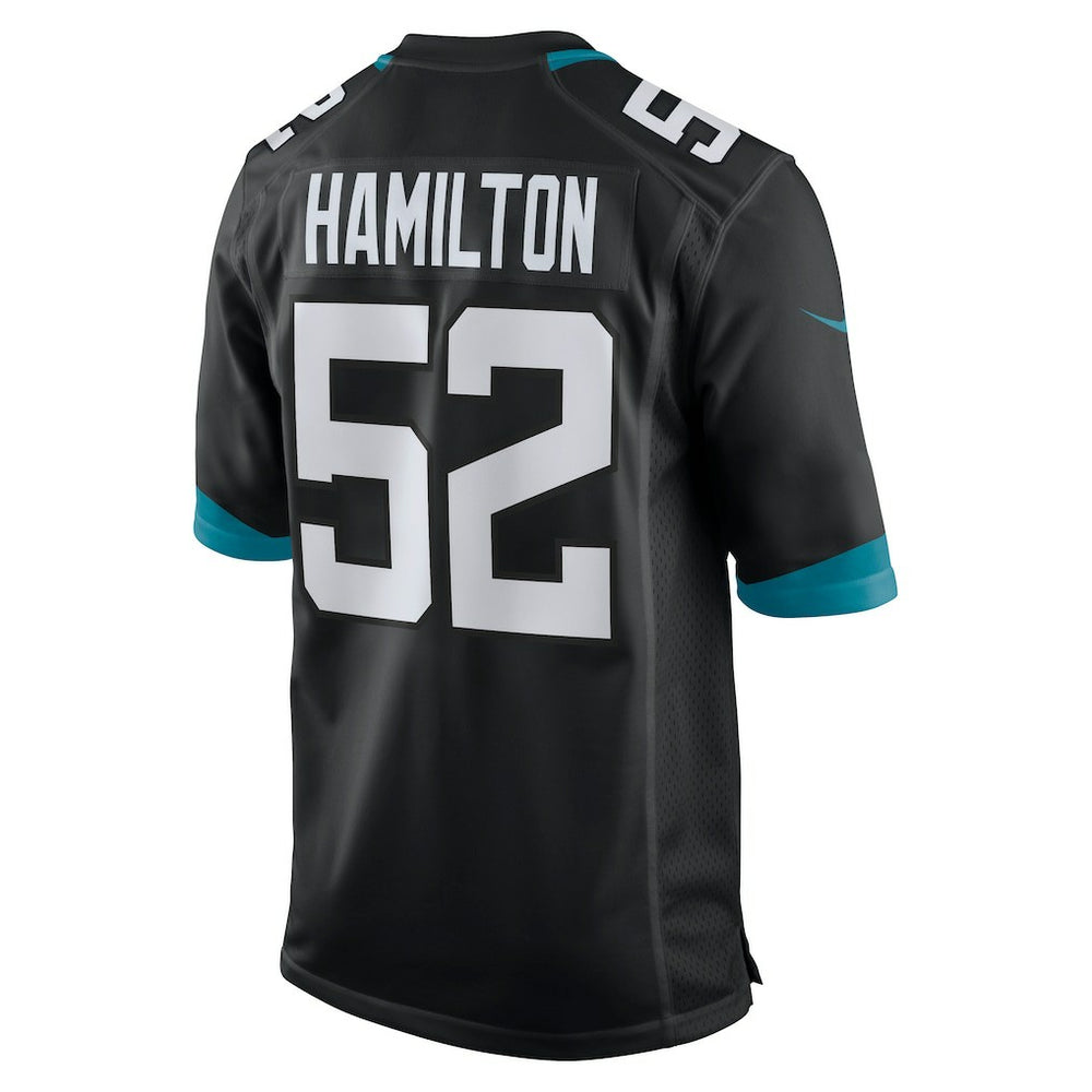 DaVon Hamilton Jacksonville Jaguars Game Jersey - Black Jerseys