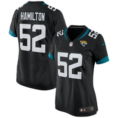 DaVon Hamilton Jacksonville Jaguars Women's Game Jersey - Black Jerseys