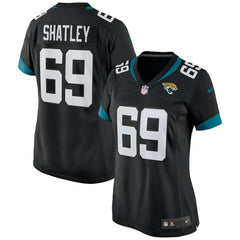 Tyler Shatley Jacksonville Jaguars Women's Game Jersey - Black Jerseys
