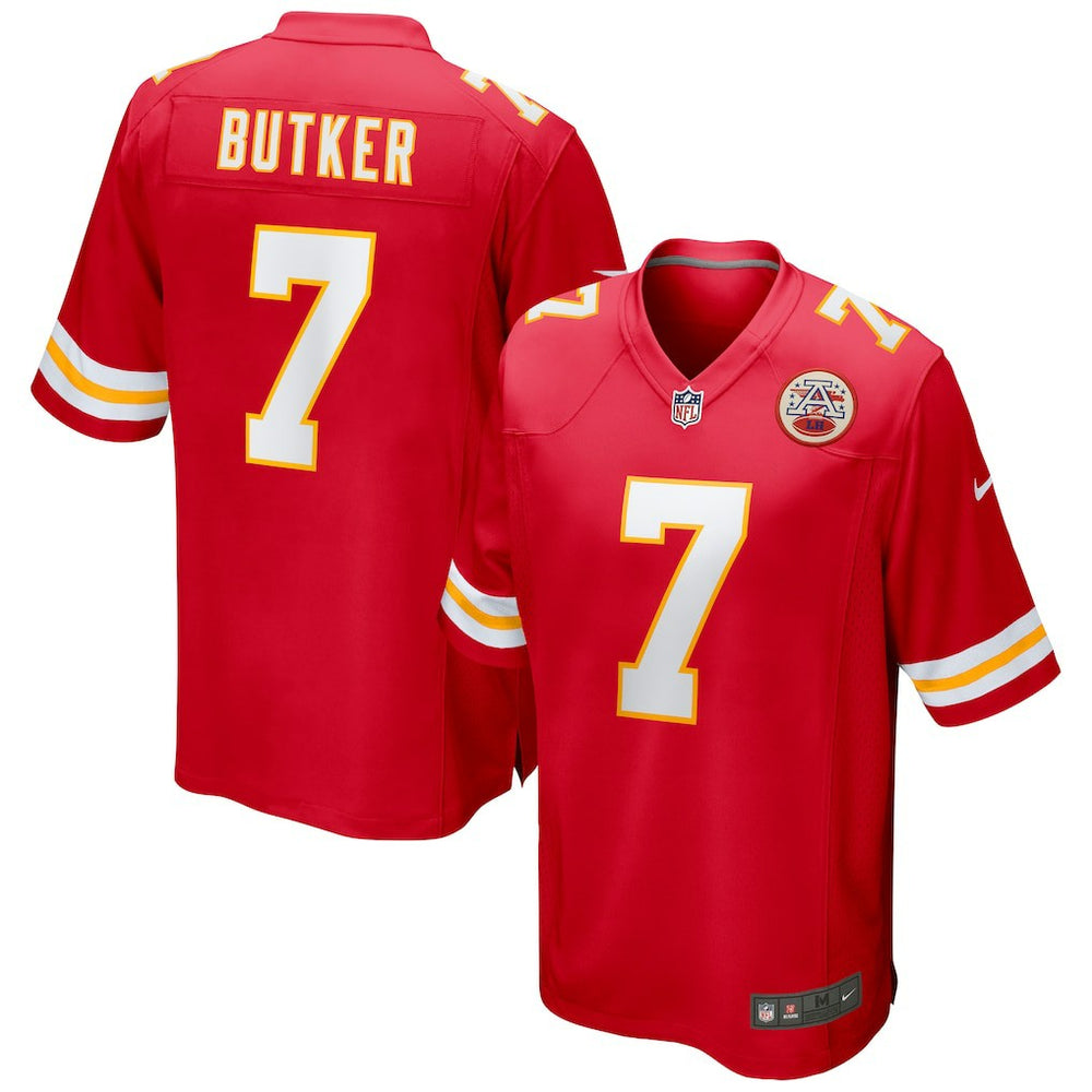 Harrison Butker Kansas City Chiefs Game Jersey - Red Jerseys