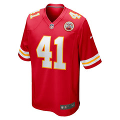 James Winchester Kansas City Chiefs Game Jersey - Red Jerseys