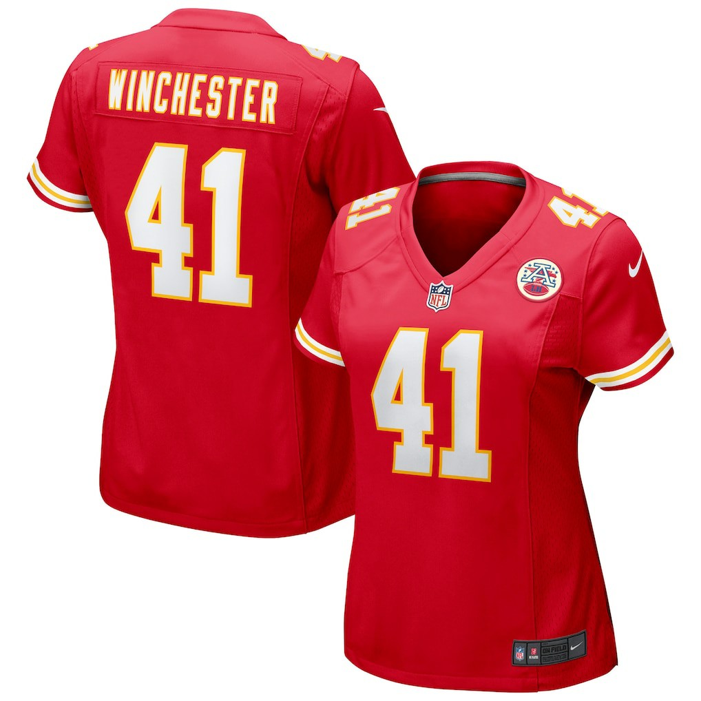James Winchester Kansas City Chiefs Women's Game Jersey - Red Jerseys