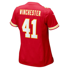 James Winchester Kansas City Chiefs Women's Game Jersey - Red Jerseys