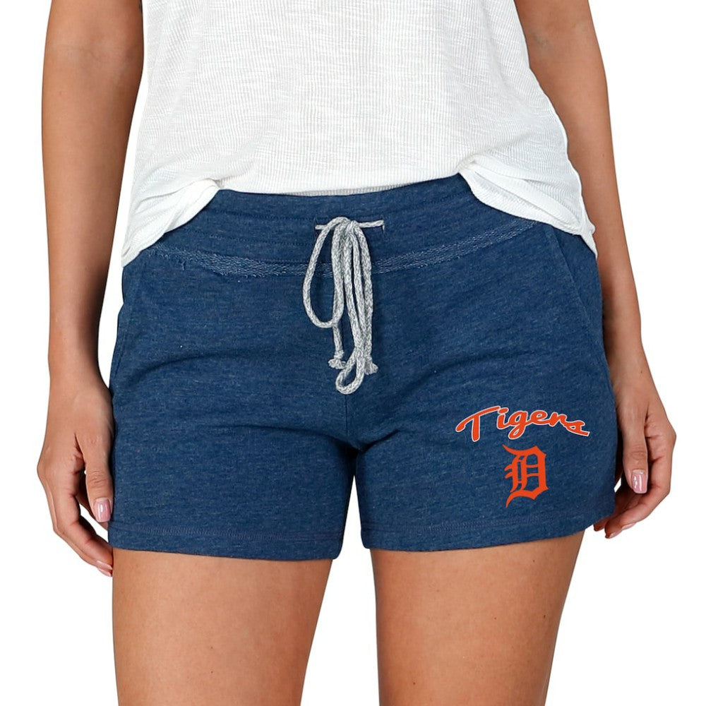 Detroit Tigers Concepts Sport Women's Mainstream Terry Shorts - Navy Shorts