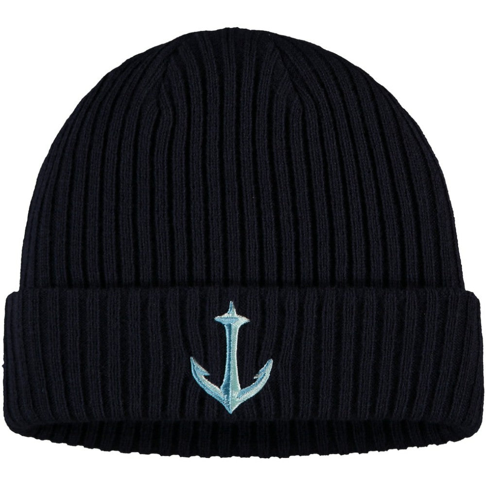 Seattle Kraken Fanatics Secondary Logo Cuffed Knit Hat - Deep Sea Blue | US 4026697