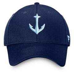 Seattle Kraken Fanatics Core Secondary Logo Adjustable Hat - Deep Sea Blue | US 4026713
