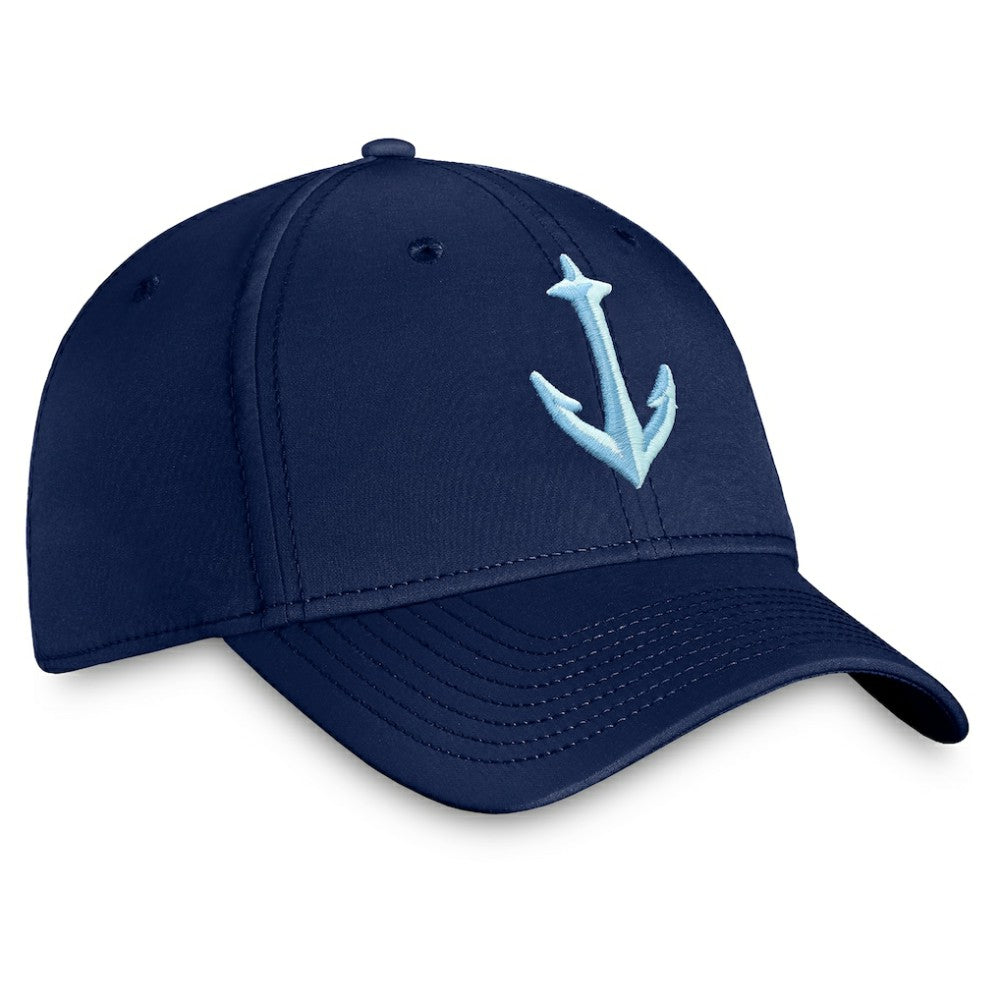 Seattle Kraken Fanatics Secondary Logo Flex Hat - Deep Sea Blue | US 4026717
