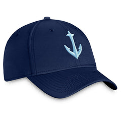 Seattle Kraken Fanatics Secondary Logo Flex Hat - Deep Sea Blue | US 4026717