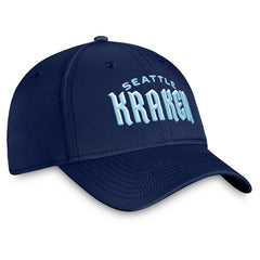 Seattle Kraken Fanatics Wordmark Flex Hat - Deep Sea Blue | US 4026749